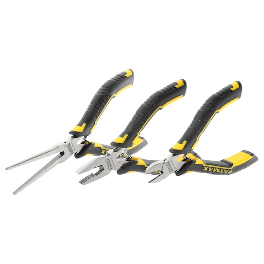 Set mini-alicates FATMAX® 3 piezas (Universal, diagonal y boca larga)