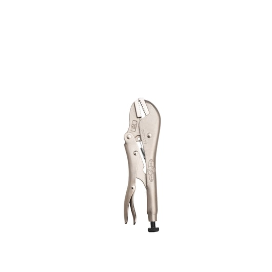 STANLEY FMHT84901-0 locking pliers, silver metal finish, front angle on white background.