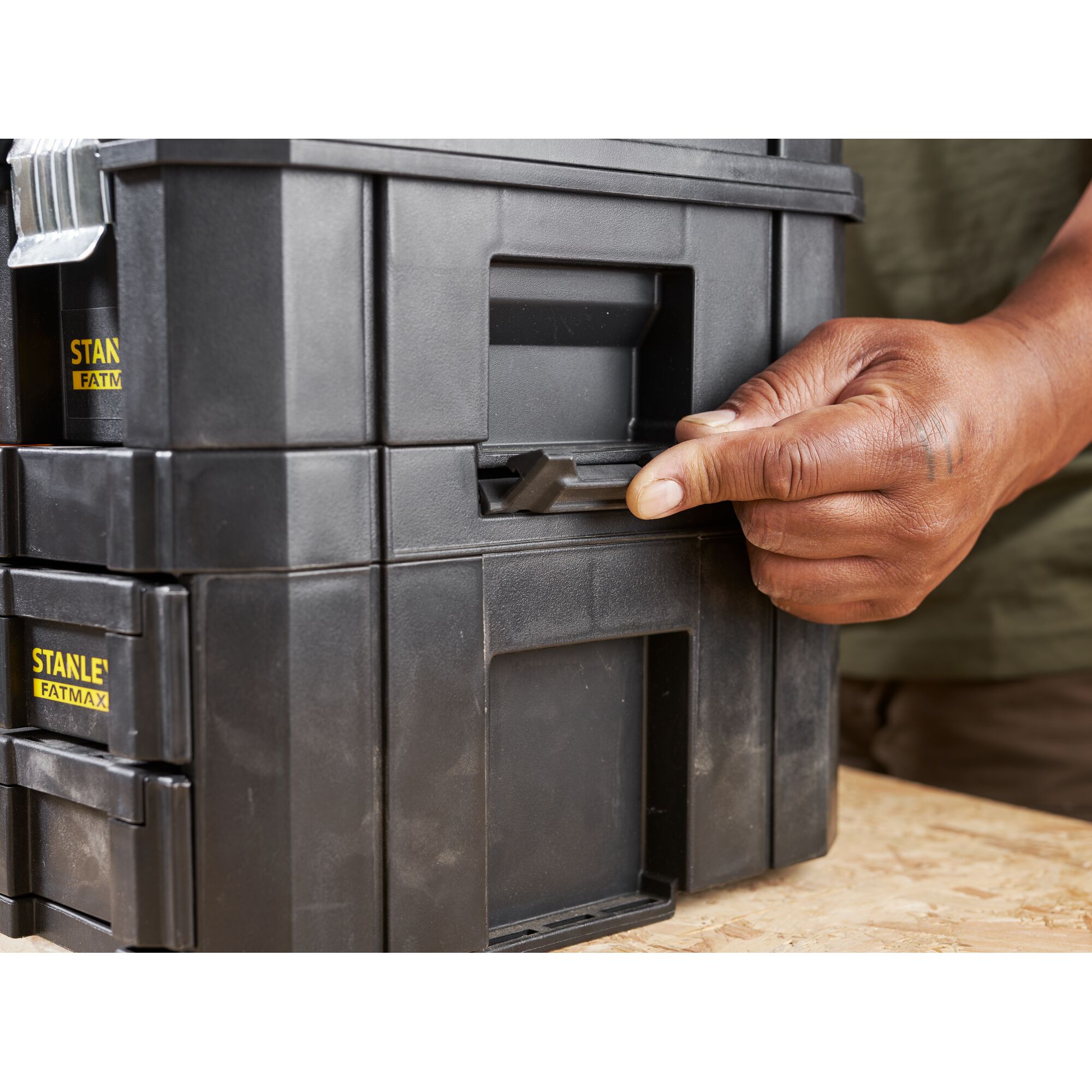 Maleta multiusos + Cajonera doble TSTAK II y IV FatMax® | STANLEY