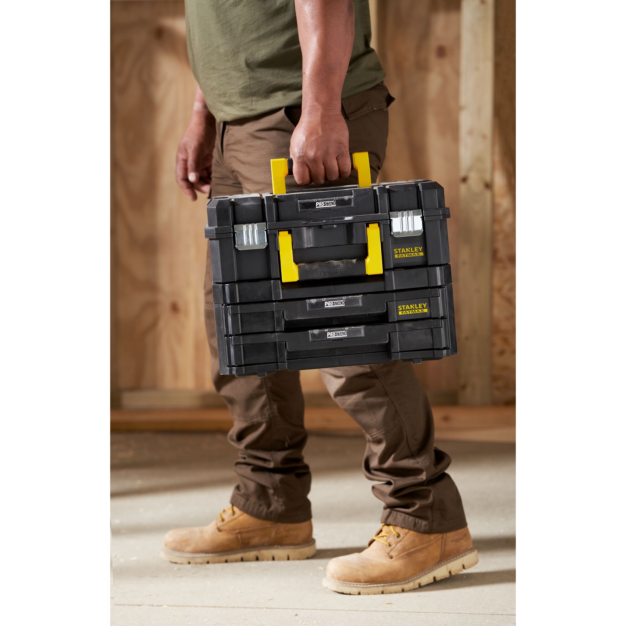 Maleta multiusos + Cajonera doble TSTAK II y IV FatMax® | STANLEY