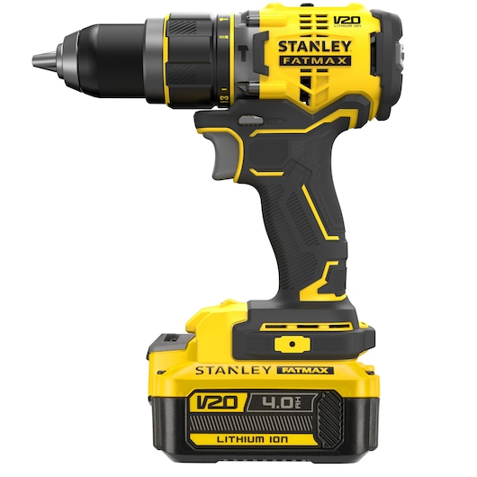 TALADRO PERCUTOR BRUSHLESS V20 LI-ION 18V CON 2 BATERÍAS 4AH, CARGADOR 2A Y MALETÍN