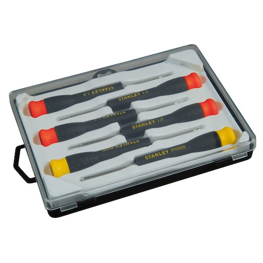 STANLEY® Juego de destornilladores pequeños de precisión 6 pcs.
