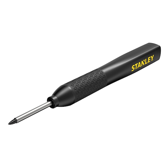 STANLEY STHT47004-0 precision screwdriver with black textured handle, angled on white background.